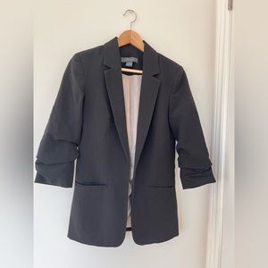 Black Blazer 3/4 Length Sleeve (Size Small)